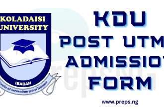 KolaDaisi University Post Utme Form