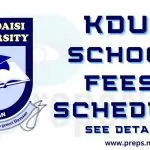 KolaDaisi University School Fees