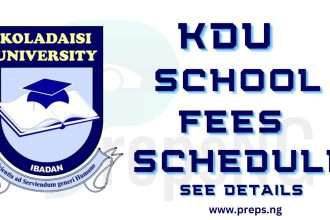 KolaDaisi University School Fees