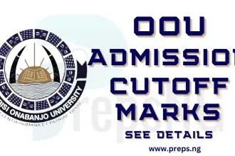 Olabisi Onabanjo University, OOU Cut Off Marks