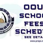 OOU School Fees Schedule