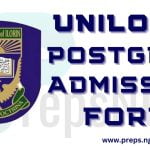 UNILORIN Postgraduate Admission Form