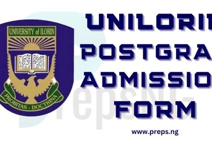 UNILORIN Postgraduate Admission Form