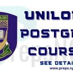 UNILORIN Postgraduate Courses