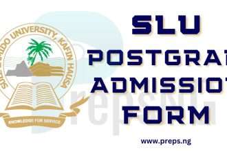 SLU Postgraduate Admission Form