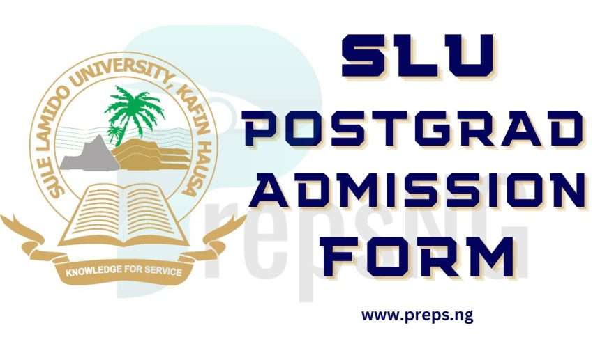 SLU Postgraduate Admission Form