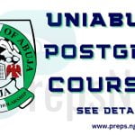 UNIABUJA Postgraduate Courses