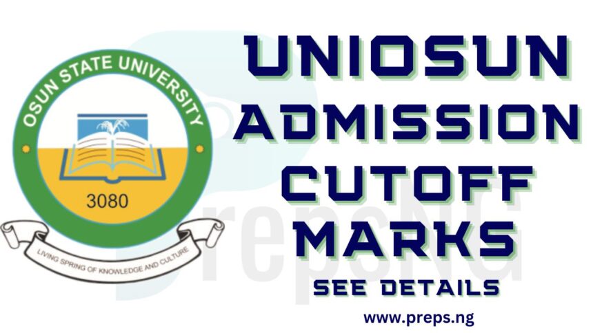 UNIOSUN Cut Off Marks