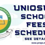 UNIOSUN School Fees Schedule