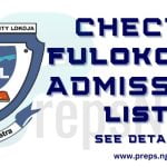 FULOKOJA Admission List