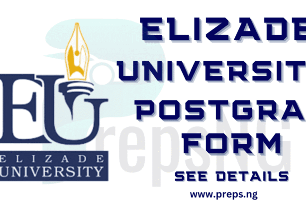 Elizade University postgraduate admission form