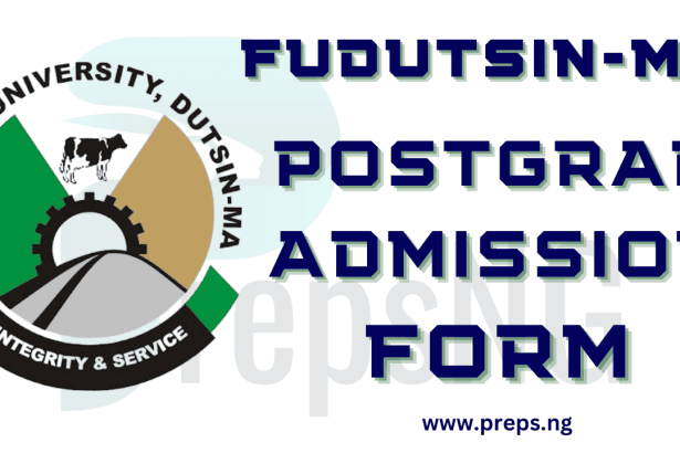 FUDutsin-ma Postgraduate Admission Form