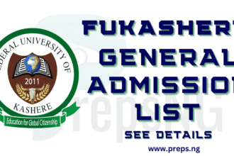 FUKASHERE Admission List 2025/2026 is Out: Step-by-Step Guide on How to Check 25 FUKASHERE Admission List