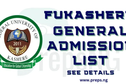 FUKASHERE Admission List