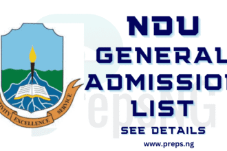 Niger Delta University, NDU Admission List 2025/2026 is Out - Step-by-Step Guide to Check Your Status 11 Niger Delta University, NDU Admission List