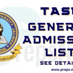 Taraba State University, TASU Admission List