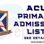 Ajayi Crowther University Admission List