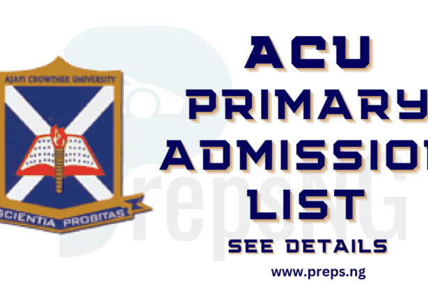 Ajayi Crowther University Admission List