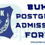 BUK postgraduate Admission Form