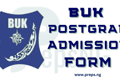 BUK postgraduate Admission Form