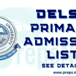 DELSU Admission List