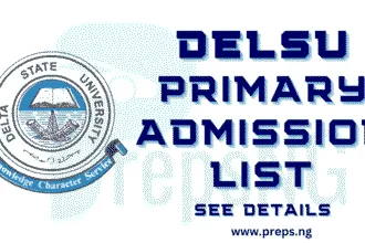 DELSU Admission List