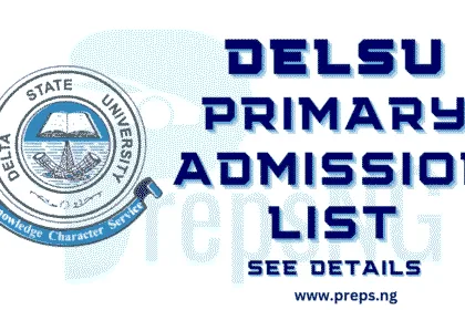 DELSU Admission List