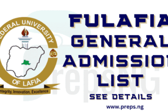 FULAFIA Admission List 2025/2026: See Step by Step Guide on How to Check 13 FULAFIA Admission List