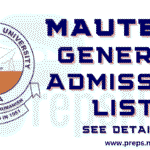 MAUTECH Admission List