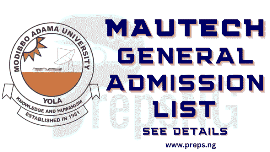 MAUTECH Admission List 2025/2026 is Out - See Step-by-Step on How to Check 1 MAUTECH Admission List