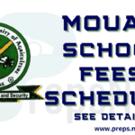 MOUAU School Fees Schedule