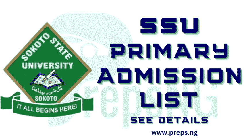 Sokoto State University Admission List