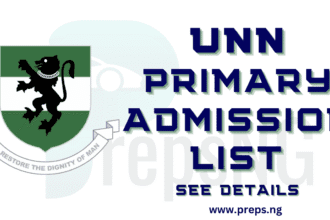 UNN Admission List 2025/2026: Primary Admission List is Out 11 UNN Admission List
