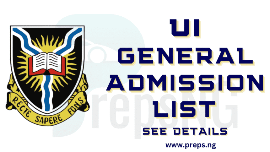 UI Admission List 2025/2026 is Out: Step-by-Step Guide on How to Check 1 University of Ibadan UI admission list